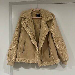 Bershka teddy coat